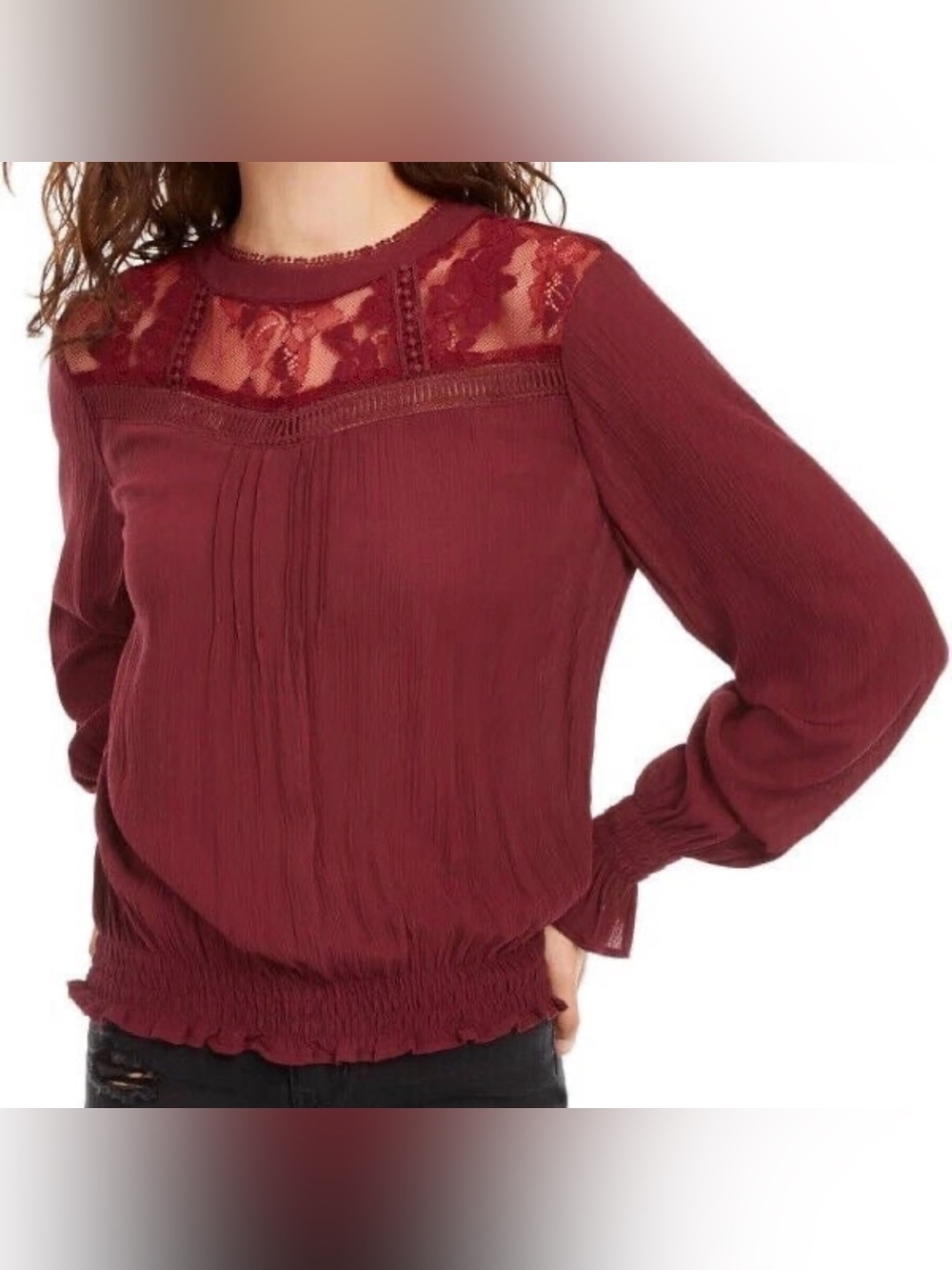 American Rag Victorian Boho Casual Blouse M